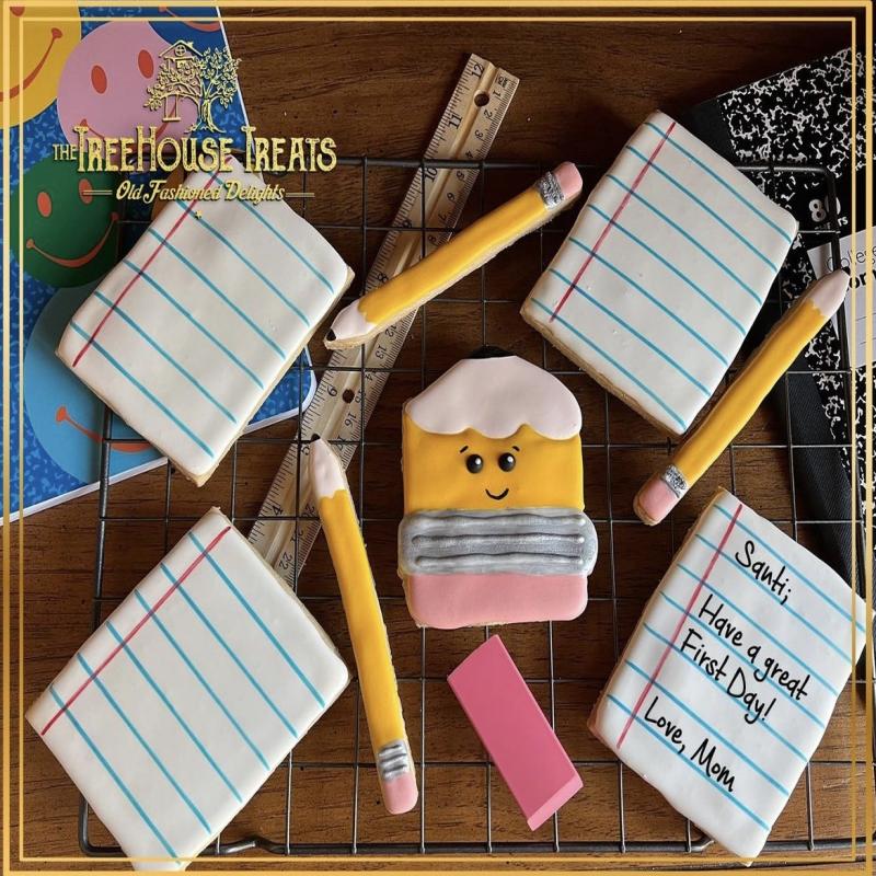 EDIBLE LUNCH BOX COOKIE NOTES AND EDIBLE COOKIE PENCILS