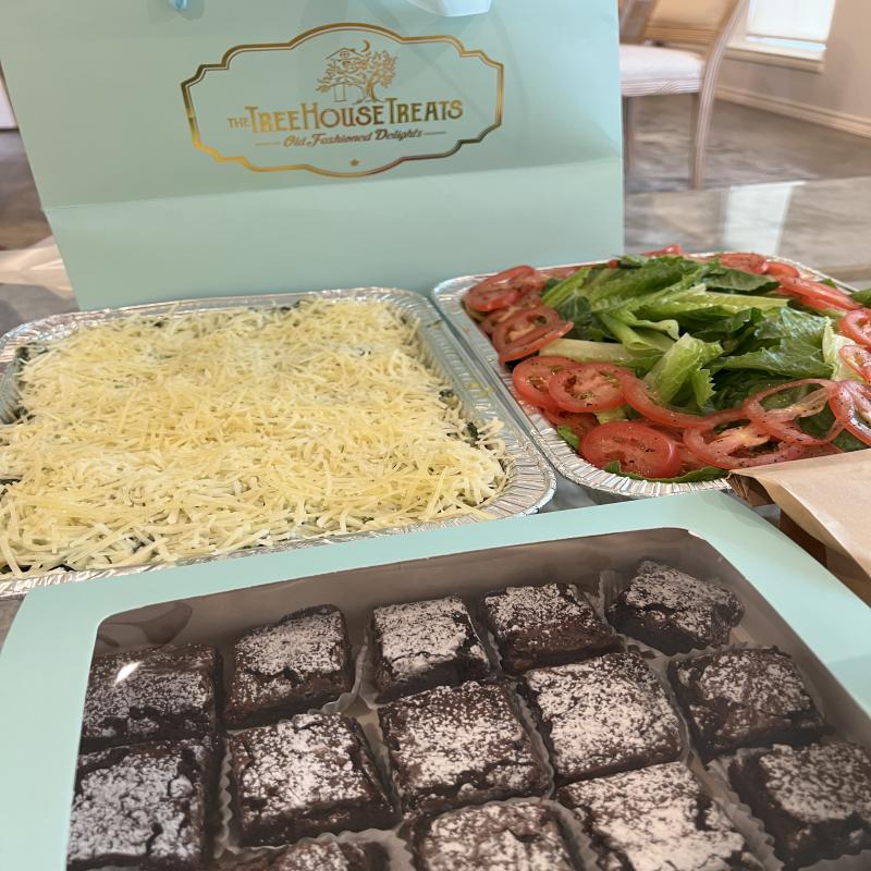 FOUR CHEESE ALFREDO SPINACH LASAGNA MEALS (LASAGNA ONLY,MEAL FOR TWO, FAMILY MEAL)