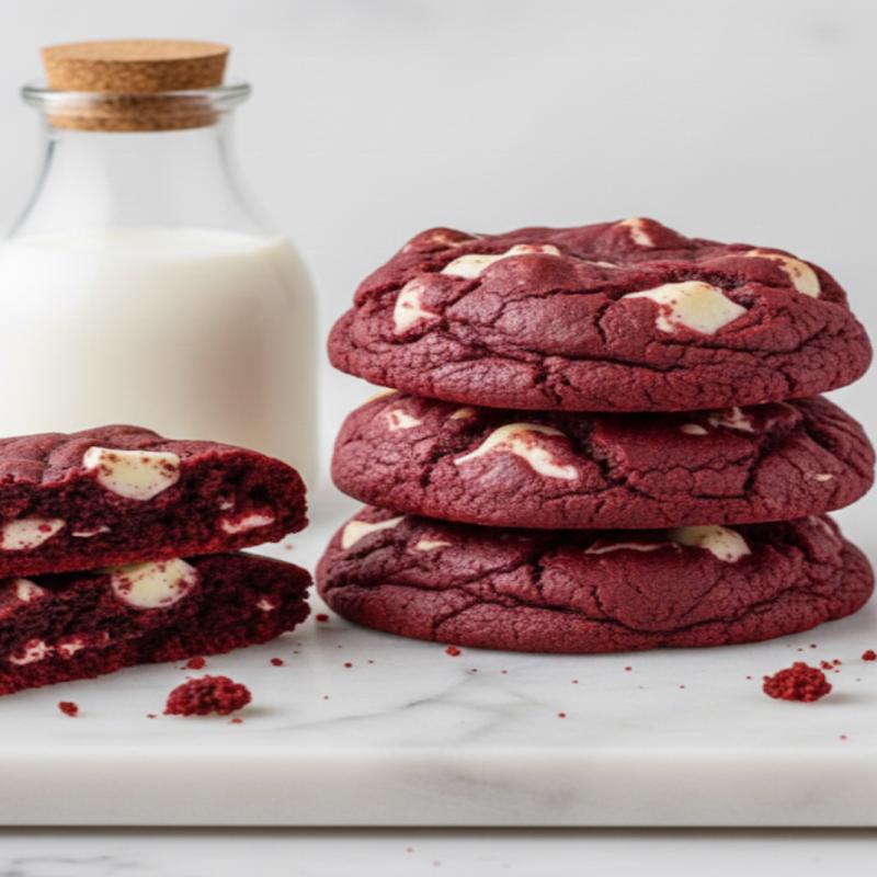 RED VELVET CHUNKY COOKIES
