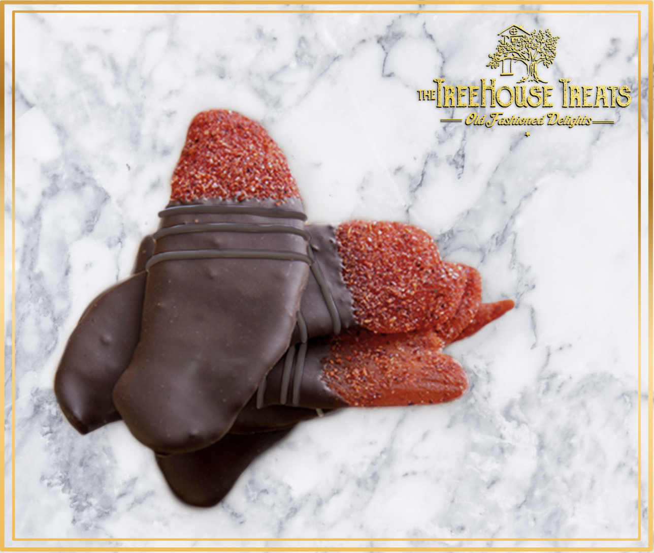 DEHYDRATED SPICY CHOCOLATE DIPPED MANGO